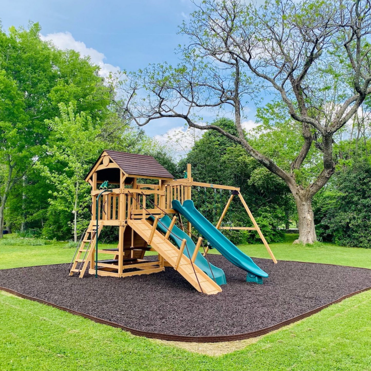Brown Rubber Mulch
